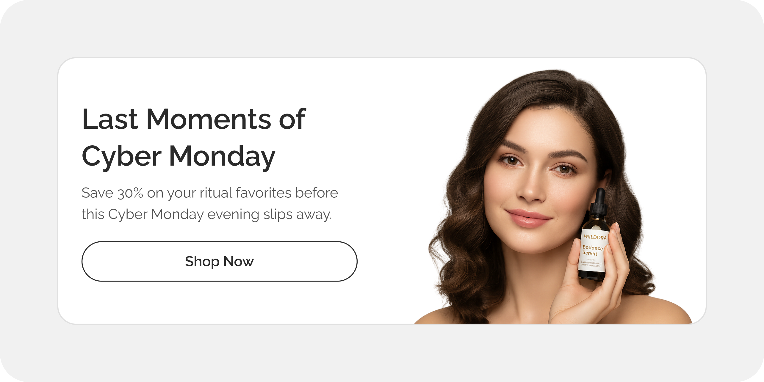 Image showing a call-to-action (CTA) button in an email, labeled 'Shop Now'.
